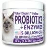 Equa Holistics Total Digest Probiotics & Enzymes Cat Supplement -Meow Meals 199781 MAIN. AC SS1800 V1569244348