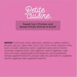 Petite Cuisine Sweet Ivy's Chicken & Sweet Potato Entrée In Broth Grain-Free Wet Cat Food, 2.8-oz Can, Case Of 24 -Meow Meals 200542 PT5. AC SS1800 V1571282067