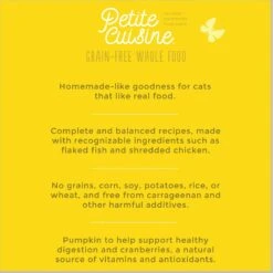 Petite Cuisine L'il Violet's Tuna, Pumpkin & Tilapia Entrée In Broth Grain-Free Wet Cat Food, 2.8-oz Can, Case Of 24 -Meow Meals 200546 PT4. AC SS1800 V1571282084