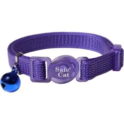 Safe Cat Snag-Proof Polyester Breakaway Cat Collar With Bell