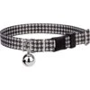 Country Brook Design Houndstooth Polyester Breakaway Cat Collar With Bell -Meow Meals 205715 MAIN. AC SS1800 V1628304436