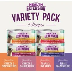 Health Extension Variety Pack Grain-Free Canned Cat Food, 2.8-oz, Case Of 24 12 Health Extension Variety Pack Grain-Free Canned Cat Food, 2.8-oz, Case Of 24 -Meow Meals 209674 PT1. AC SS1800 V1626816389