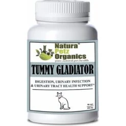 Natura Petz Organics Tummy Gladiator Cat Supplement, 90 Count