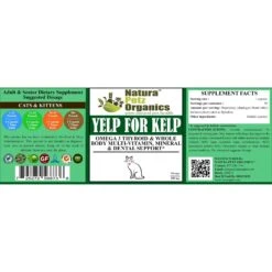 Natura Petz Organics Yelp For Kelp Cat Supplement, 90 Count -Meow Meals 212423 PT2. AC SS1800 V1692035455