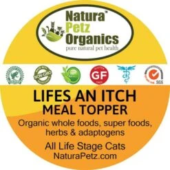 Natura Petz Organics Life's An Itch Turkey Flavored Powder Allergy Supplement For Cats, 4-oz Tin 7 Natura Petz Organics Life's An Itch Turkey Flavored Powder Allergy Supplement For Cats, 4-oz Tin -Meow Meals 212509 PT1. AC SS1800 V1692642875