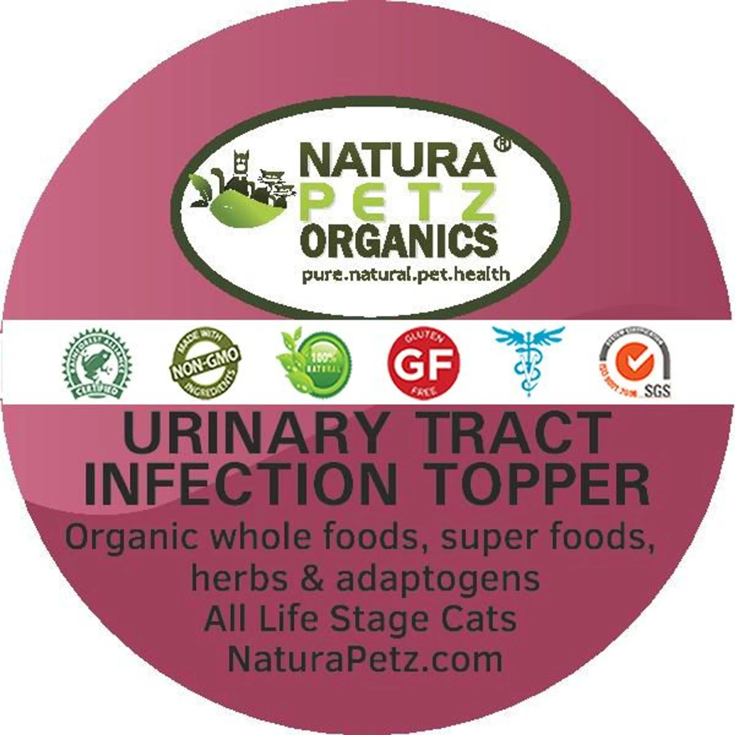 Natura Petz Organics Urinary Tract Infection Turkey Flavored Powder Urinary & Kidney Supplement For Cats, 4-oz Tin 4 Natura Petz Organics Urinary Tract Infection Turkey Flavored Powder Urinary & Kidney Supplement For Cats, 4-oz Tin - Image 2