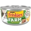 Friskies Farm Favorites Chicken & Carrots Pate Wet Cat Food, 5.5-oz Can, Case Of 24 -Meow Meals 214331 MAIN. AC SS1800 V1700157026