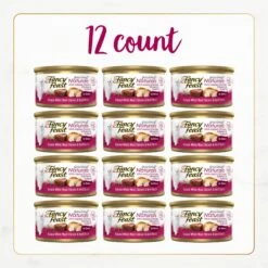 Fancy Feast Gourmet Naturals Natural White Meat Chicken & Beef Recipe In Gravy Canned Cat Food, 3-oz Can, Case Of 12 -Meow Meals 214805 PT1. AC SS1800 V1677102922