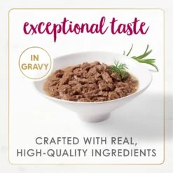 Fancy Feast Gourmet Naturals Natural White Meat Chicken & Beef Recipe In Gravy Canned Cat Food, 3-oz Can, Case Of 12 -Meow Meals 214805 PT2. AC SS1800 V1677102397