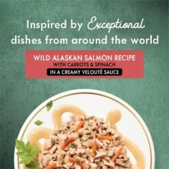 Fancy Feast Medleys Wild Alaskan Salmon Recipe With Garden Veggies In Sauce Canned Cat Food, 3-oz Can, Case Of 24 -Meow Meals 214813 PT1. AC SS1800 V1666043898