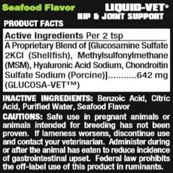 Liquid-Vet Hip & Joint Support Seafood Flavor Cat Supplement, 8-oz Bottle -Meow Meals 215915 PT1. AC SS1800 V1578496082