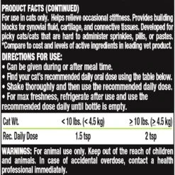 Liquid-Vet Hip & Joint Support Seafood Flavor Cat Supplement, 8-oz Bottle -Meow Meals 215915 PT2. AC SS1800 V1578496078