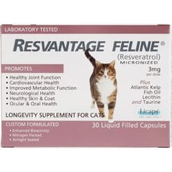 Resvantage Feline Longevity Cat Supplement 7 Resvantage Feline Longevity Cat Supplement -Meow Meals 216024 PT2. AC SS1800 V1581459852