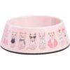 Frisco Pink Cute Cats Melamine Bowl -Meow Meals 216043 MAIN. AC SS1800 V1591020677