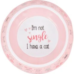 Frisco Pink Cute Cats Melamine Bowl -Meow Meals 216043 PT3. AC SS1800 V1591020690