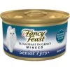 Fancy Feast Tuna Feast In Gravy Minced Senior 7+ Canned Cat Food, 3-oz Can, Case Of 24 -Meow Meals 217434 MAIN. AC SS1800 V1691418396