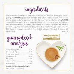 Fancy Feast Beef Feast Classic Pate Senior 7+ Canned Cat Food, 3-oz Can, Case Of 24 -Meow Meals 217438 PT6. AC SS1800 V1691417474