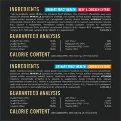 Purina Pro Plan Urinary Tract Health Focus Chicken & Beef & Chicken Variety Pack Cat Food -Meow Meals 217721 PT3. AC SS1800 V1634254006