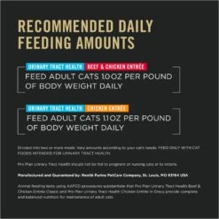 Purina Pro Plan Urinary Tract Health Focus Chicken & Beef & Chicken Variety Pack Cat Food -Meow Meals 217721 PT5. AC SS1800 V1634246946