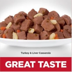 Hill's Science Diet Adult Turkey & Liver Casserole Recipe Cat Food, 2.8-oz Pouch, Case Of 24 -Meow Meals 218069 PT3. AC SS1800 V1598155882