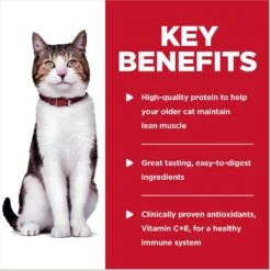 Hill's Science Diet Adult 7+ Tender Chicken Recipe Cat Food, 2.8-oz Pouch, Case Of 24 -Meow Meals 218071 PT4. AC SS1800 V1598152285