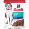 Hill's Science Diet Adult 7+ Tender Tuna Recipe Cat Food, 2.8-oz Pouch, Case Of 24 -Meow Meals 218073 MAIN. AC SS1800 V1580224389