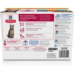 Hill's Science Diet Adult Tender Dinner Variety Pack Cat Food, 2.8-oz Pouch, Case Of 12 -Meow Meals 218075 PT1. AC SS1800 V1581441184