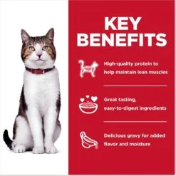 Hill's Science Diet Adult 7+ Tender Dinner Variety Pack Cat Food, 2.8-oz Pouch, Case Of 12 -Meow Meals 218077 PT4. AC SS1800 V1598151671