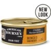 American Journey Minced Chicken Recipe In Gravy Grain-Free Canned Cat Food -Meow Meals 218189 MAIN. AC SS1800 V1670015730