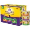 Wellness Chicken & Turkey Pate Favorites Canned Cat Food, 3-oz, Case Of 24 -Meow Meals 218313 MAIN. AC SS1800 V1626188469
