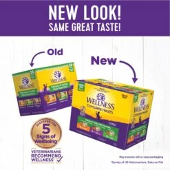 Wellness Chicken & Turkey Pate Favorites Canned Cat Food, 3-oz, Case Of 24 -Meow Meals 218313 PT1. AC SS1800 V1666651318