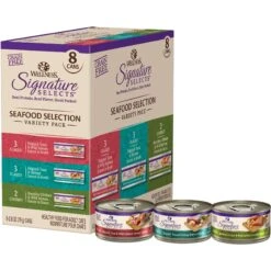 Wellness CORE Signature Selects Seafood Selection Variety Pack Canned Cat Food, 2.8-oz, Case Of 8
