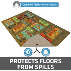 Drymate Absorbent Cat Bowl Food Mat -Meow Meals 222031 PT1. AC SS1800 V1690487493