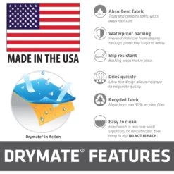 Drymate Absorbent Cat Bowl Food Mat -Meow Meals 222031 PT5. AC SS1800 V1690487500