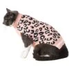Frisco Leopard Print Dog & Cat Sweater -Meow Meals 223755 MAIN. AC SS1800 V1599500755