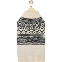 Frisco Black & Cream Turtleneck Sweater -Meow Meals 223850 PT3. AC SS1800 V1599053779