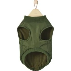 Frisco Lightweight Insulated Bomber Dog & Cat Jacket -Meow Meals 223914 PT4. AC SS1800 V1599160572