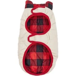 Frisco Quilted Water-Resistant Reversible Insulated Dog & Cat Jacket -Meow Meals 223922 PT4. AC SS1800 V1599486115