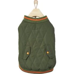 Frisco Mediumweight Insulated Quilted Bomber Dog & Cat Coat -Meow Meals 223977 PT3. AC SS1800 V1599054413