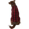 Frisco Ultra Lightweight Plaid Dog & Cat Fleece Vest -Meow Meals 224280 MAIN. AC SS1800 V1599017186
