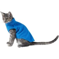 Frisco Ultra Lightweight Basic Dog & Cat Fleece Vest -Meow Meals 224316 PT2. AC SS1800 V1599481044