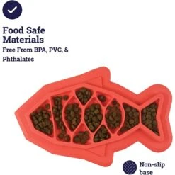 Petstages Fishie Fun Cat Feed Mat -Meow Meals 227084 PT3. AC SS1800 V1636511061