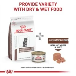 Royal Canin Veterinary Diet Kitten Gastrointestinal Ultra Soft Mousse In Sauce Canned Cat Food -Meow Meals 228177 PT4. AC SS1800 V1691702090