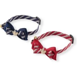 Necoichi Regal Crown Cotton Breakaway Cat Collar With Bell -Meow Meals 230669 PT4. AC SS1800 V1631315506
