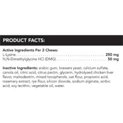 VetriScience Vetri Lysine Plus Chicken Flavored Soft Chews Immune Supplement For Cats -Meow Meals 234571 PT5. AC SS1800 V1591280187