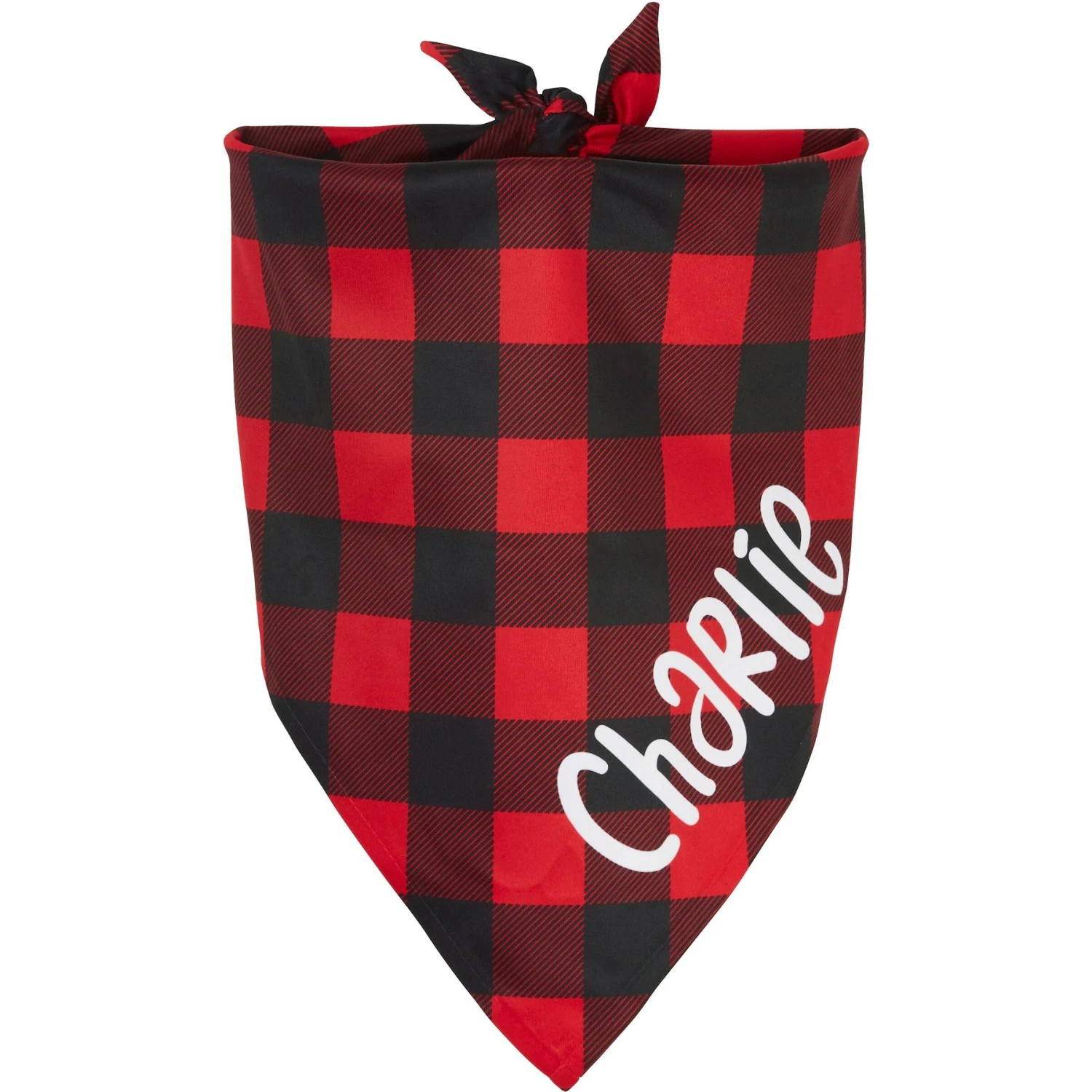 Frisco Buffalo Plaid Printed Personalized Dog & Cat Bandana 3 Frisco Buffalo Plaid Printed Personalized Dog & Cat Bandana
