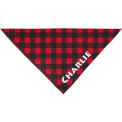 Frisco Buffalo Plaid Printed Personalized Dog & Cat Bandana 12 Frisco Buffalo Plaid Printed Personalized Dog & Cat Bandana -Meow Meals 238325 PT3. AC SS1800 V1618507339