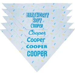 Frisco Birthday Boy Personalized Dog & Cat Bandana -Meow Meals 238329 PT4. AC SS1800 V1618511578