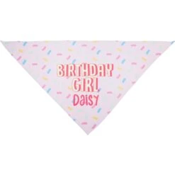 Frisco Birthday Girl Personalized Dog & Cat Bandana -Meow Meals 238333 PT3. AC SS1800 V1618509734