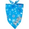Frisco Blue Snowflakes Personalized Dog & Cat Bandana 1 Frisco Blue Snowflakes Personalized Dog & Cat Bandana -Meow Meals 242803 MAIN. AC SS1800 V1600114285